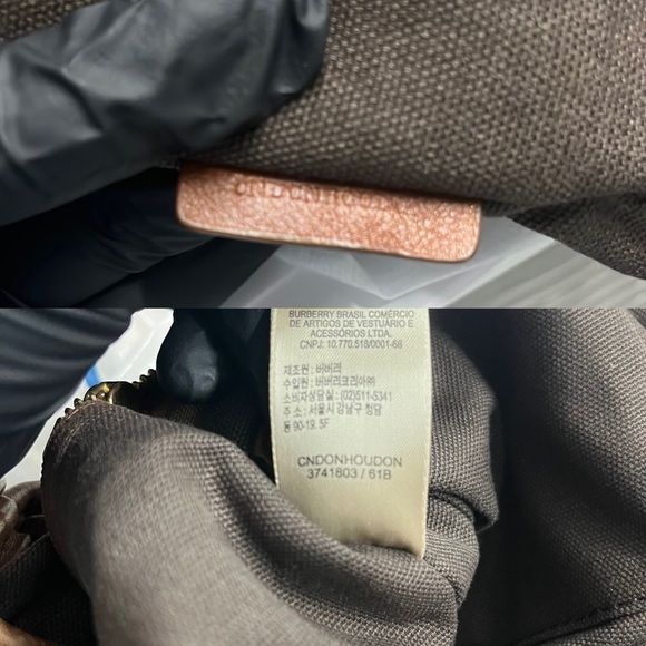 Auth Burberry Smoked Check Northfield Tote - Picture 16 of 16